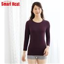 薄くて軽くてあたたかいインナー（衿狭め８分袖）