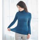 タートルネックリブインナー（１０分袖）