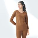 伸びるあったか裏ボア８分袖