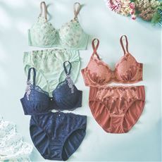 ブラジャー&ショーツペア(ソフトワイヤー入り・4/5カップ)