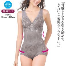 骨盤まわりサポートボディスーツ(ミディアムソフトタイプ・ソフトワイヤー入り)