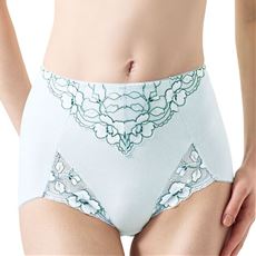 ショーツ(綿混ストレッチ・はき込み丈深め)(背中すっきりブラのコーディネートショーツ)