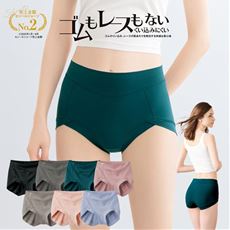 ゴムもレースもないくい込みにくいショーツ(はきこみ丈スタンダード)