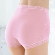 トラタニショーツ・同色2枚組(レースタイプ・はきこみ丈深め)