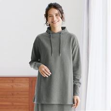 リラックスできるもちっとプルオーバー(ルームウェア)