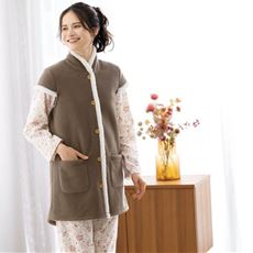 肩すっぽりの裏ボアお家ベスト