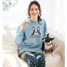 プリントにときめく!ぬくもりプルオーバー