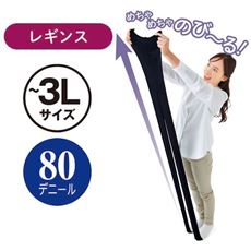 のびのびレギンス・80デニール