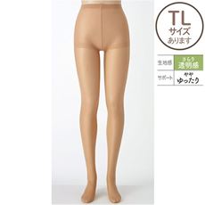 伝線しにくいパンティストッキング・同色3足組(さらり透明感・ややゆったり・静電気防止加工・抗菌防臭・つま先補強・日本製)