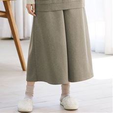 リラックスできるもちっとガウチョパンツ(ルームウェア)