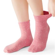 ソックス・5足組(小さいサイズ21cmから展開)(履き口ゆったり)(クルー丈)