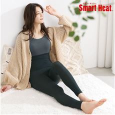 薄くて軽くてあたたかいインナー(腹巻付き10分丈)(スマートヒート&reg;)