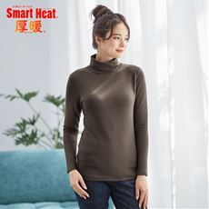 肌側綿であたたかいインナー(タートルネック10分袖)(スマートヒート&reg; 厚暖&reg;)