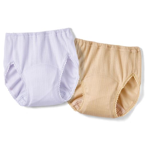 吸水ケアショーツ(尿漏れケアパンツ・～30CC)(日本製・はきこみ丈深め)