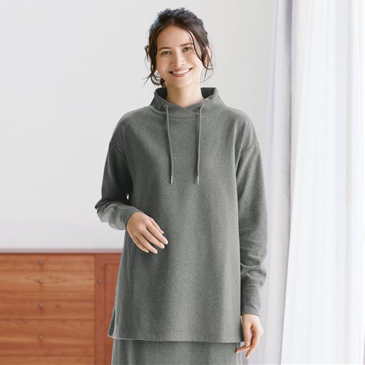 リラックスできるもちっとプルオーバー(ルームウェア)
