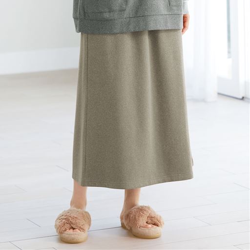 リラックスできるもちっとスカート(ルームウェア)