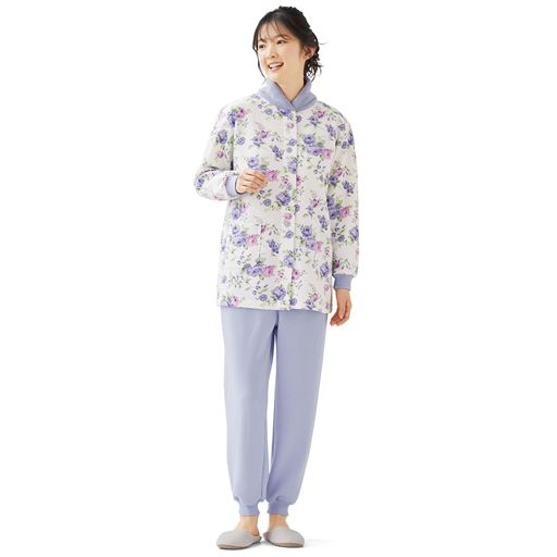 首肩まわりあったか裏起毛パジャマ