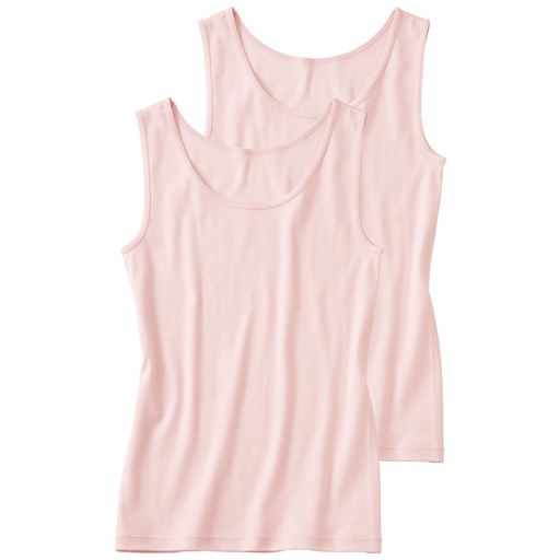 ノースリーブ(同色2枚組)(綿100% 抗菌防臭加工インナー)