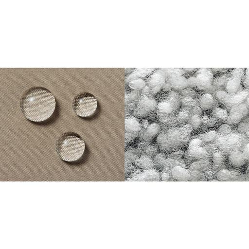 柔らかく軽い!軽量のETHERMALOFT&reg;&はっ水加工で気温にも天候変化にも対応