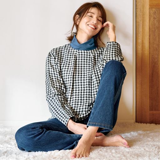 フェードブルー コーディネート例