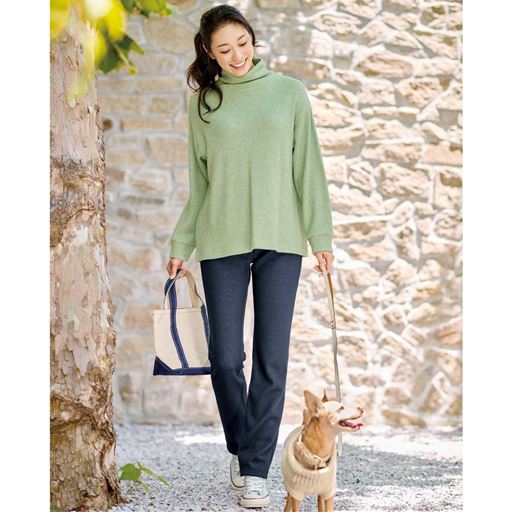 ネイビー系(デニム風) コーディネート例