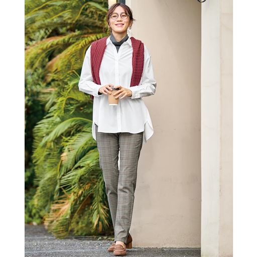 チェック コーディネート例