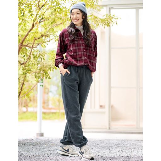 グレー(杢調) コーディネート例