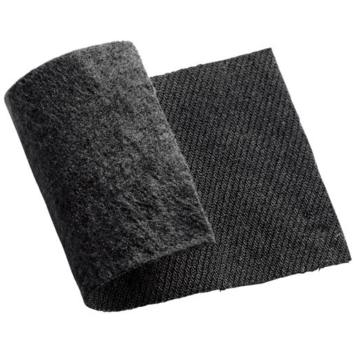 ブラック 表 裏 生地拡大