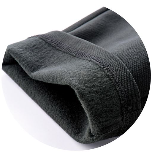 お客様の声で改良!肉厚の裏起毛素材で温もり感アップ あったか裏起毛