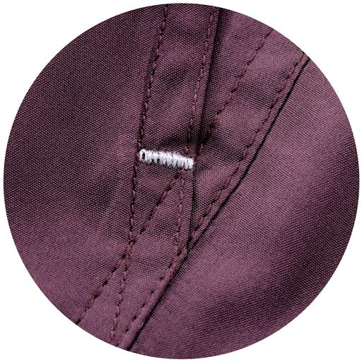 バーガンディワイン(裏シャギー:チャコールグレー) 生地拡大