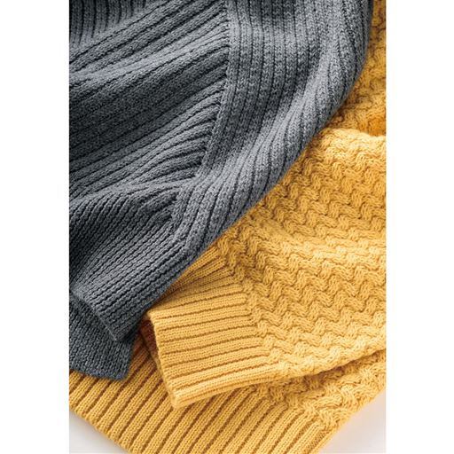 マスタード 生地拡大<br>※チャコールグレーは同素材のMS-3253です。