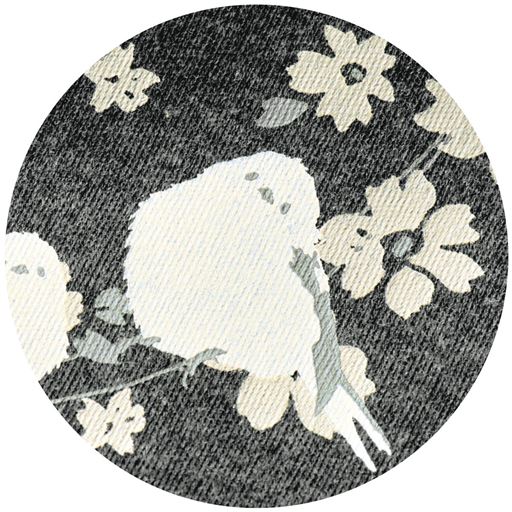 チャコールグレー 生地拡大