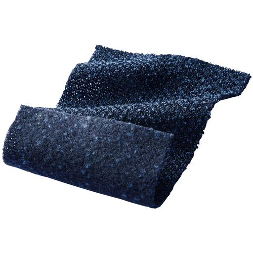 ブルー系 軽くて柔らかくぬくもり感のある裏起毛素材