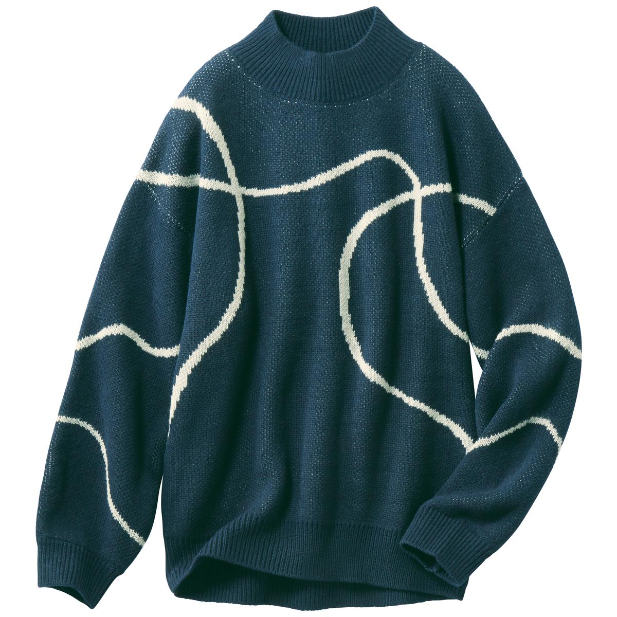 ジャカードニットプルオーバー - ファッション通販ならセシール(cecile)