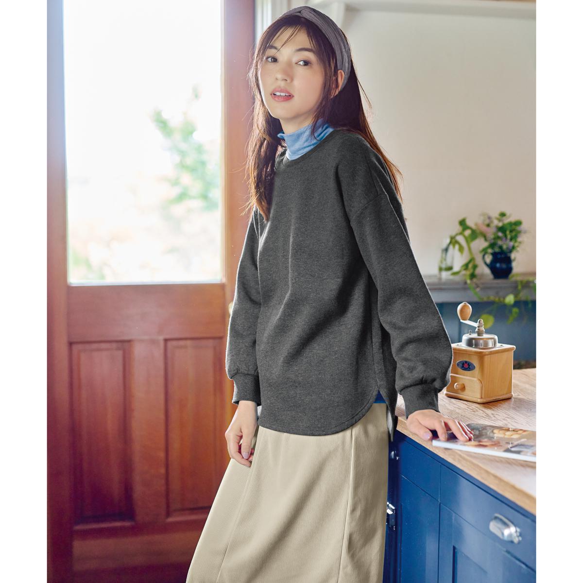 あったかハイネックTシャツ(スマートヒート®厚暖®)(静電気防止・吸湿