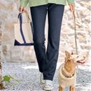 ぬく盛り裏シャギーゆったりストレートパンツ