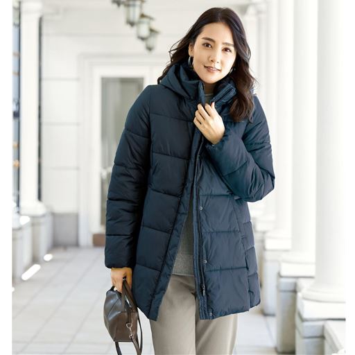 あったかファイバーダウンコート