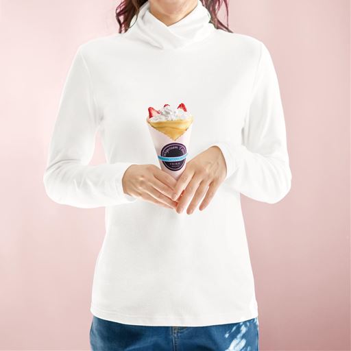 ふわくしゅネックTシャツ