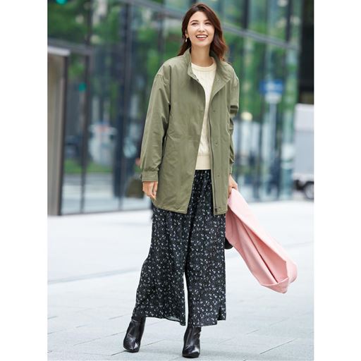 カーキ コーディネート例