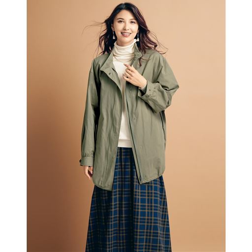 カーキ コーディネート例(ライナーなし)