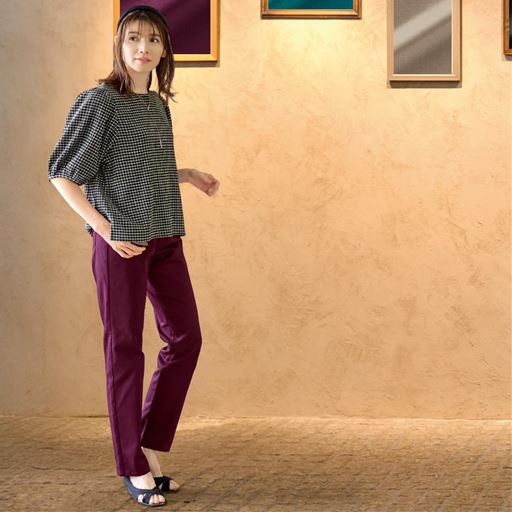 ボルドー コーディネート例