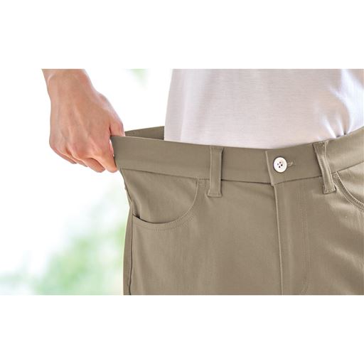 ぐ～んと伸びてラク!総フラットゴム仕様