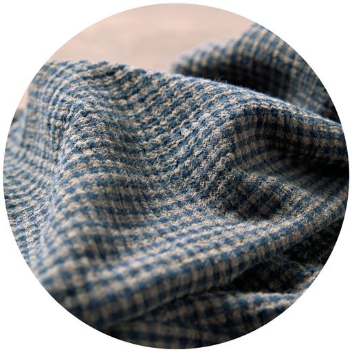 ふんわり暖かい、しっかりした厚みのダブルガーゼ生地