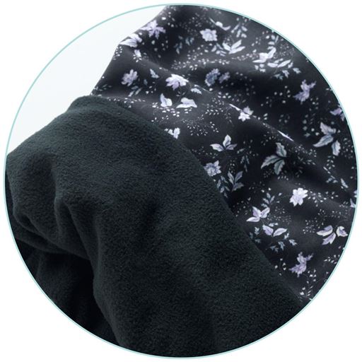 肌側フリース裏地でほっこりぬくぬく