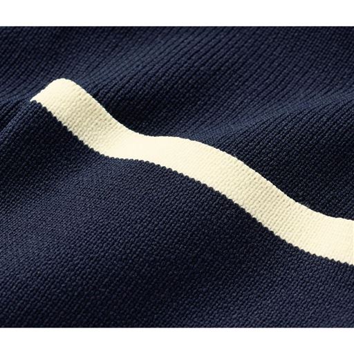 ネイビー 生地拡大