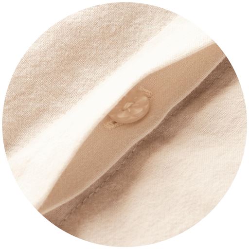 きちんと見えする比翼仕立て