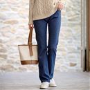 ニットデニムストレートパンツ
