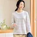 クルーネックプルオーバー（長袖）