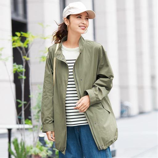 ライナー付きゆったりショートコート