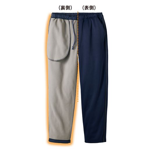 A(ネイビー)色違い2枚組 (裏側) (表側)